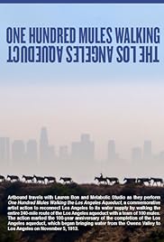 Cien mulas que recorren el acueducto de Los Ángeles