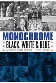Monocromático: negro, blanco y azul