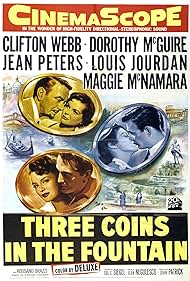 Tres monedas en la fuente