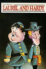 Una caricatura de Laurel y Hardy