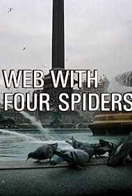 Web con cuatro arañas